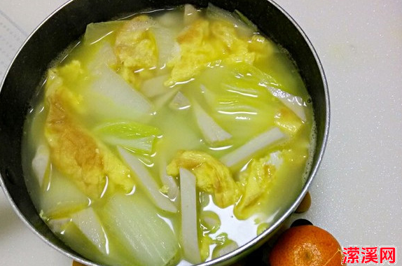 白菜汤的家常做法步骤，白菜汤怎样做才好喝