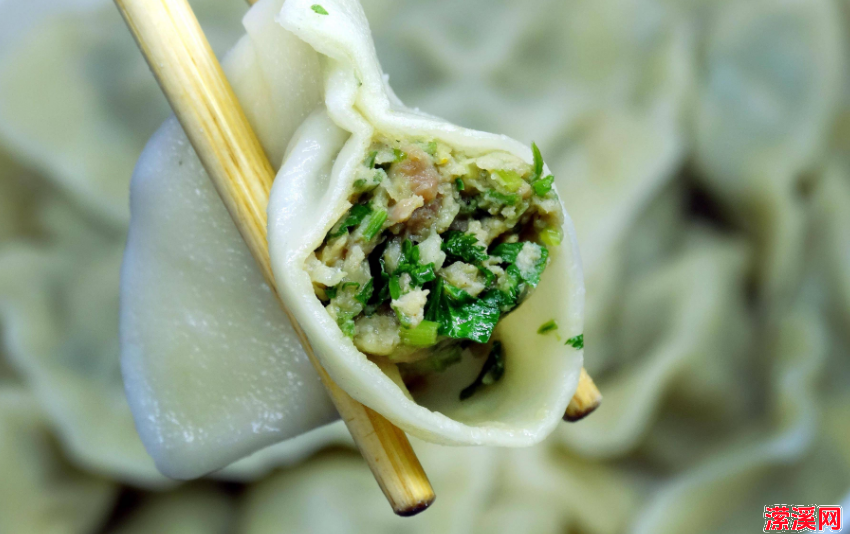 香菜馅儿的饺子怎么调馅，店主教你包香菜馅饺子